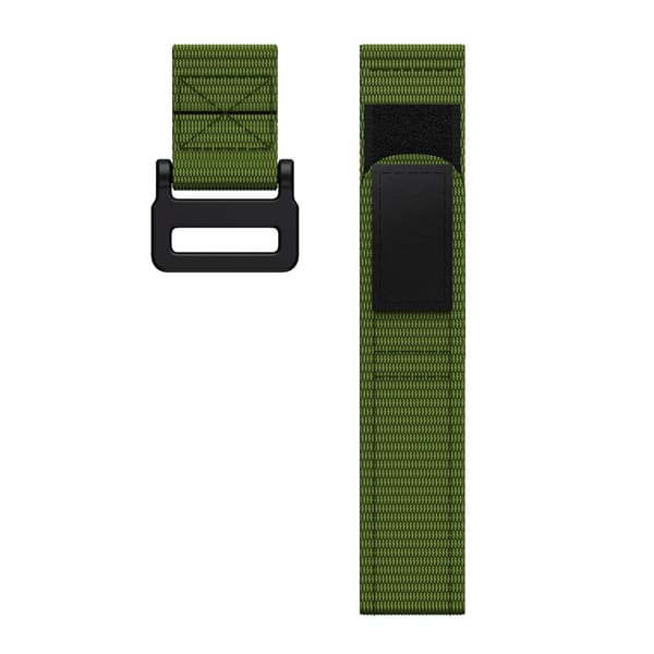 INF Klokkereim 22 mm for Garmin Fenix 5/6/7 Forerunner Approach Nylon Grønn