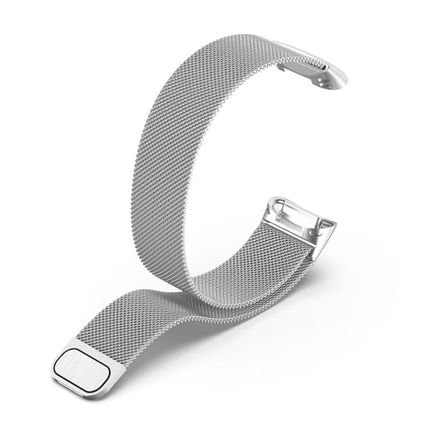 Milanese Loop-urrem til Fitbit Charge 5 / 6 - Sølv