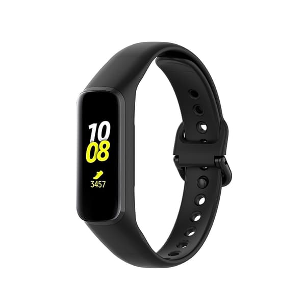 Silikoniranneke Samsung Galaxy Fit2:lle - Svart