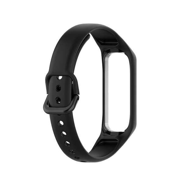 Silikoniranneke Samsung Galaxy Fit2:lle - Svart