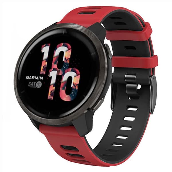 Twin Sport armbånd Garmin Venu - Rød/svart