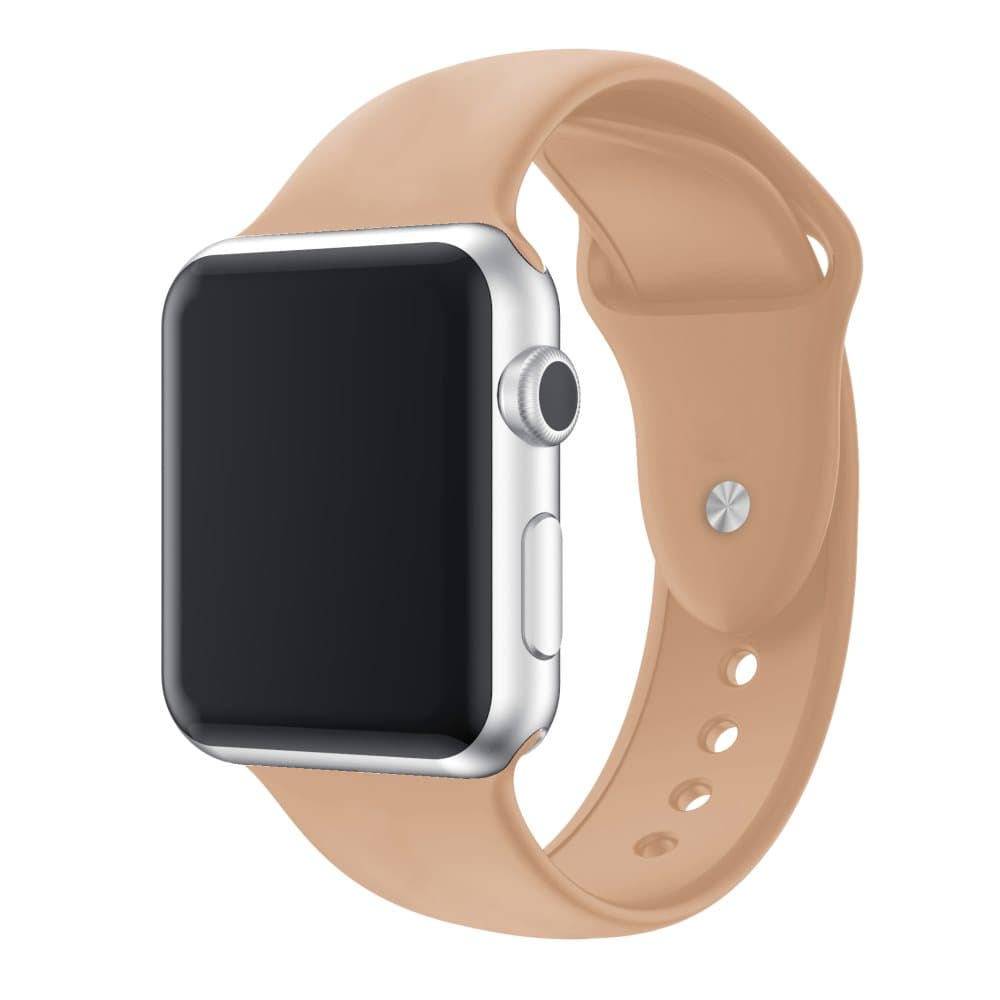 Silikonarmband Till Apple Watch 38/40mm - Brun