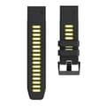Miniatyrbild 1 av 3: Twin Sport Armband Garmin Fenix 7S - Svart/gul