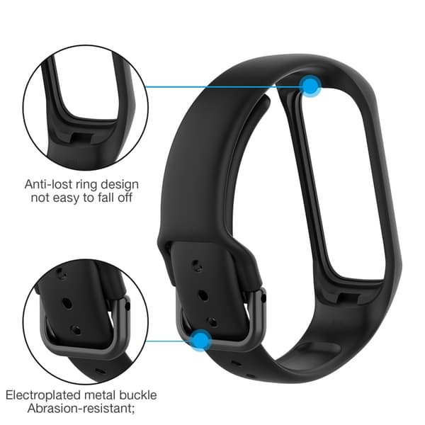 INF Samsung Galaxy Fit 2 SM-R220 kellorannekoru TPE musta