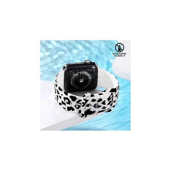Apple Watch 38mm / 40mm / 41mm Trendigt Premium Armband Leopard V2