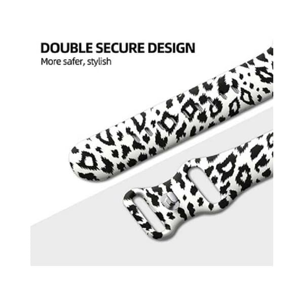 Apple Watch 38mm / 40mm / 41mm Trendigt Premium Armband Leopard V2