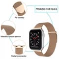 Miniatyrbild 2 av 2: Apple Watch kompatibelt Armband Milanese Loop SVART 38/40/41 mm metall