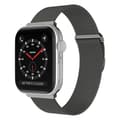 Miniatyrbild 1 av 2: Apple Watch kompatibelt Armband Milanese Loop MÖRK GRÅ 38/40/41 mm metall
