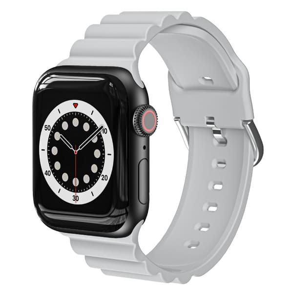Apple Watch Ultra/Ultra 2 49mm etc Klockarmband i Silikon - Grå