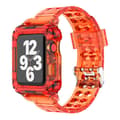 Miniatyrbild 1 av 2: Apple Watch kompatibelt Armband TPU  ORANGE 38/40/41 mm