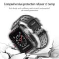 Miniatyrbild 4 av 5: Apple Watch kompatibelt Armband TPU SVART 42/44/415 mm