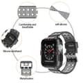 Miniatyrbild 5 av 5: Apple Watch kompatibelt Armband TPU SVART 42/44/415 mm
