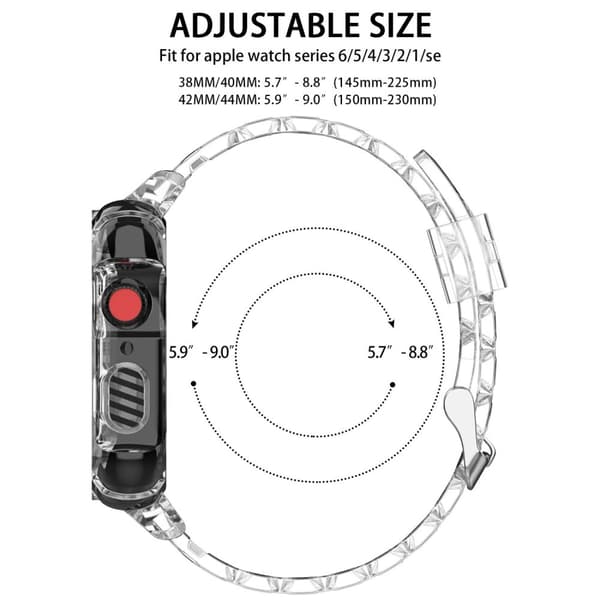 Apple Watch kompatibelt Armband TPU GREEN 42/44/415 mm