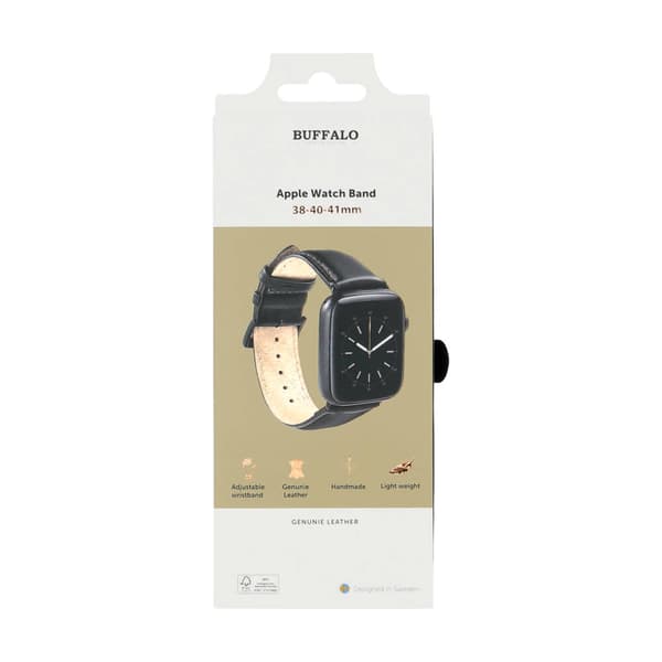 BUFFALO Watchband Black Apple Watch 38/40/41