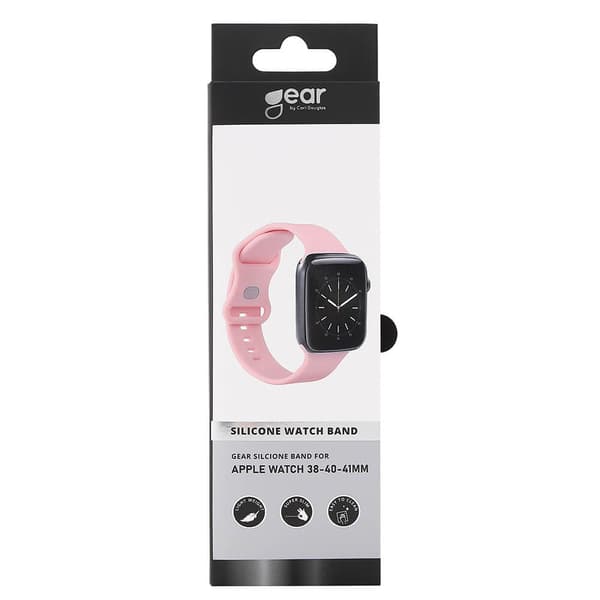 Watcharmbånd Silikone Apple Watch 38/40/41mm Rosa