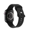 Miniatyrbilde 2 av 5: Klokkearmbånd Silikon Apple Watch  42/44/45mm Svart
