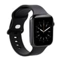 Miniatyrbilde 1 av 5: Klokkearmbånd Silikon Apple Watch  42/44/45mm Svart