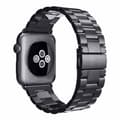 Miniatyrbild 4 av 11: Apple Watch 1-8/SE/Ultra 42/44/45/49 Metall Länkarmband Svart