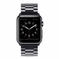 Miniatyrbild 5 av 11: Apple Watch 1-8/SE/Ultra 42/44/45/49 Metall Länkarmband Svart