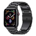 Miniatyrbild 1 av 11: Apple Watch 1-8/SE/Ultra 42/44/45/49 Metall Länkarmband Svart