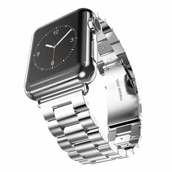 Apple Watch 38/40/41 Länkarmband Metall Silver