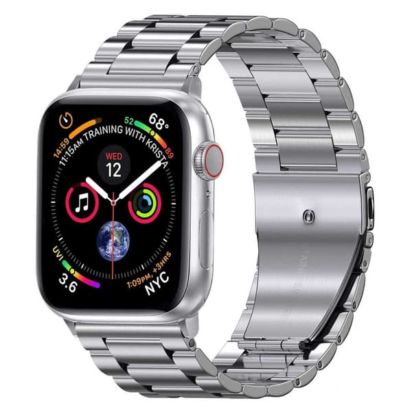 Apple Watch 38/40/41 Länkarmband Metall Silver