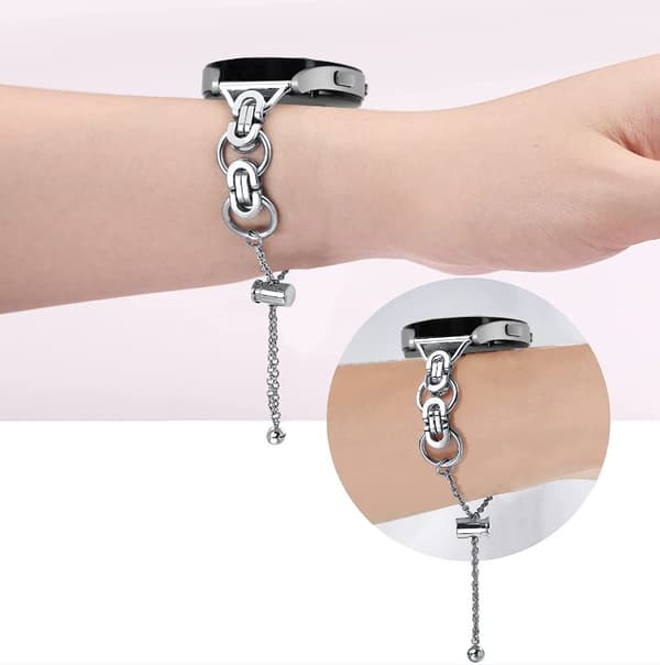 INF Klockarmband i Rostfritt Stål för Huawei Band SilverHuawei Band 3/3 Pro/4 Pro 20 mm