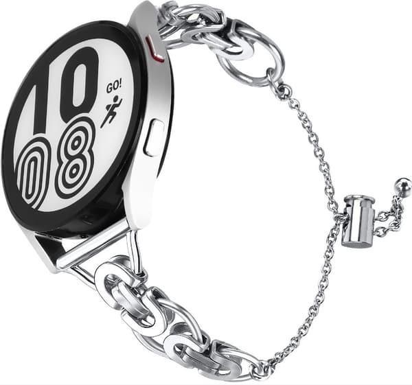 INF Klockarmband i Rostfritt Stål för Huawei Band SilverHuawei Band 3/3 Pro/4 Pro 20 mm