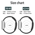 Miniatyrbild 4 av 5: Apple Watch kompatibelt Sport Armband Silikon VIT/RAIN 38/40/41 mm  2storlek