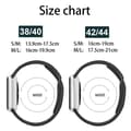 Miniatyrbild 5 av 5: Apple Watch kompatibelt Sport Armband Silikon VIT/SVART 42/44/45mm