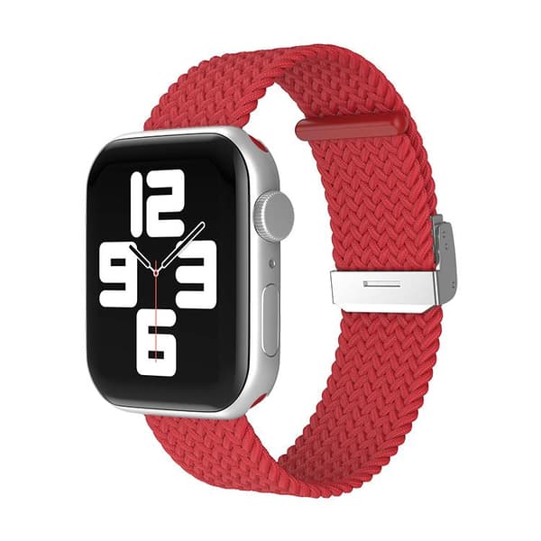 Apple Watch kompatibelt Armband Elastiskt RÖD 42/44/45 mm