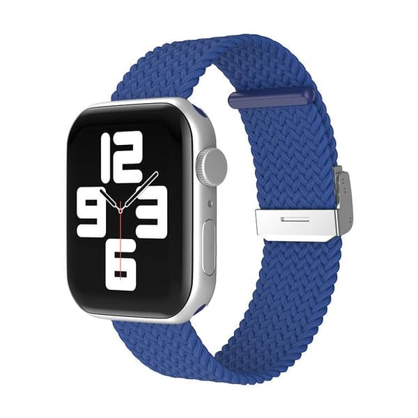 Apple Watch kompatibelt Armband Elastiskt BLÅ  42/44/45 mm