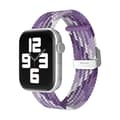Miniatyrbild 1 av 3: Apple Watch kompatibelt Armband Elastiskt LILA/VIT  42/44/45 mm
