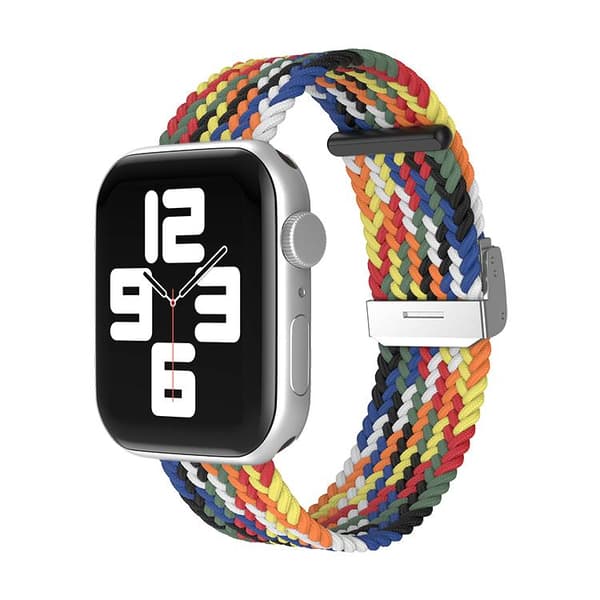 Apple Watch kompatibelt Armband Elastisk MULITICOLOR 42/44/45 mm