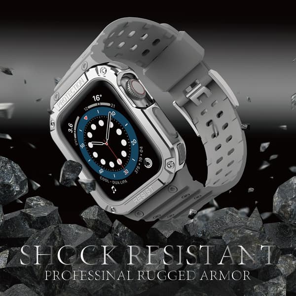 INF Klockarmband PC/TPU Svart  Apple Watch 1-7 Gen 42/44/45 mm FlerfärgadApple Watch 1-7 Gen 42/44/45 mm