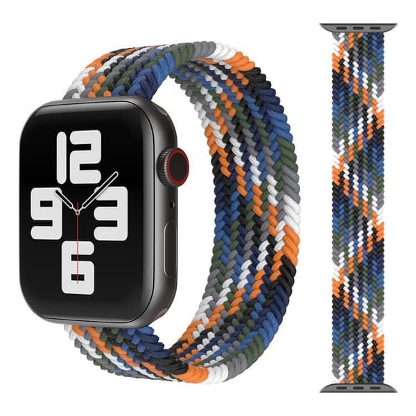 Apple Watch kompatibelt ARMBAND Elastiskt DENIM 38/40/41 mm multifärg M