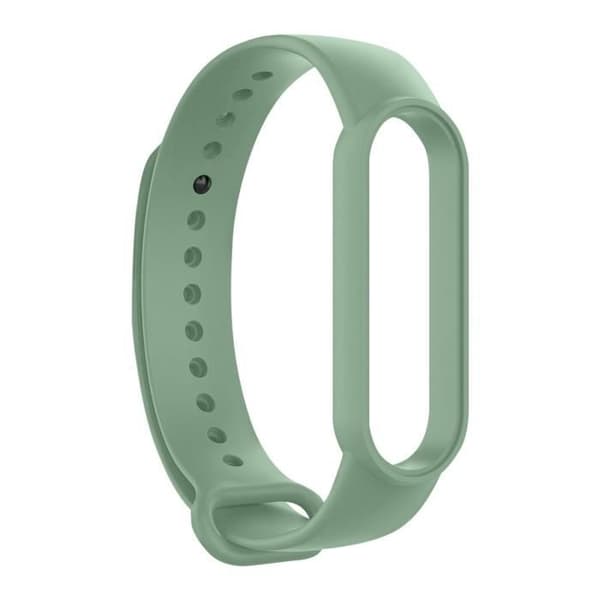 Xiaomi Mi Band 6 och 5 Premium mjukt ljusgrön sportrem i silikon