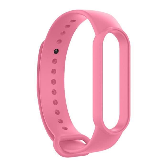 Xiaomi Mi Band 6 och 5 Sportarmband Premium mjukt ljusrosa silikon