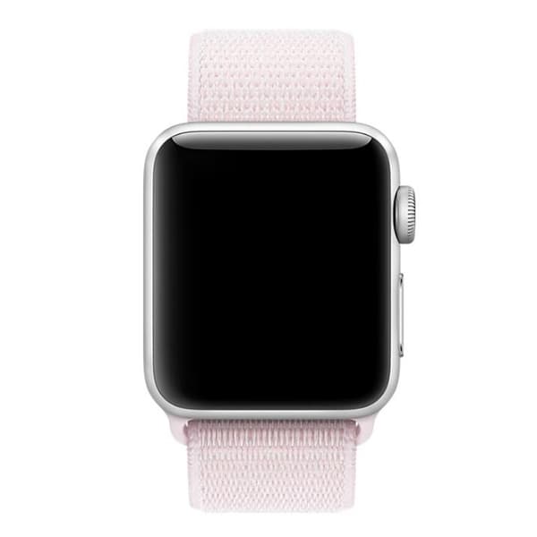Apple Watch 7/8/9 41mm etc Klockarmband i Nylon - Rosa