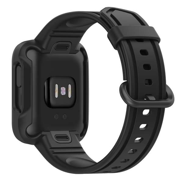 INF Kellon ranneke MustaXiaomi Mi Watch Lite/Redmi Watch 2/Xiaomi Mi Watch Lite 2/Xiaomi Redmi Watch 2 Lite/Redmi Horloge 2/Xiaomi Poco Watch