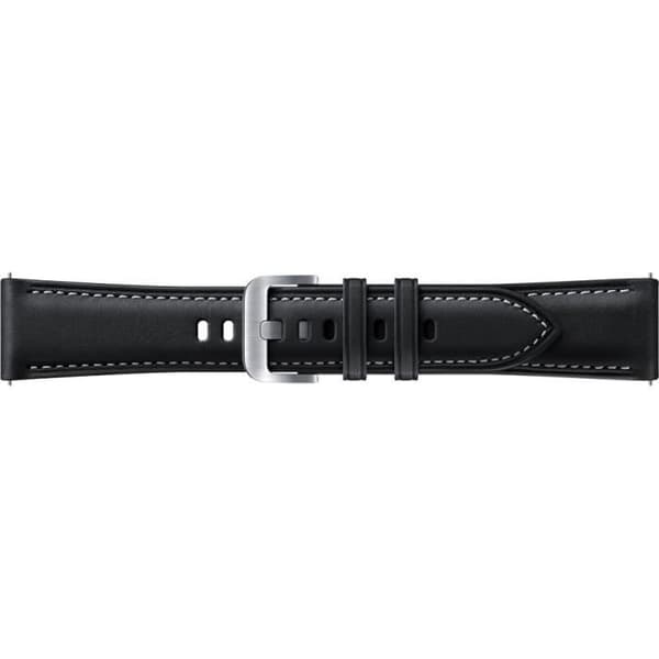 Läderrem (20mm, S/M) för G Watch 3 Black Samsung