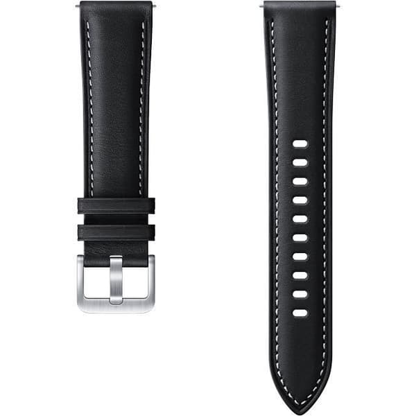 Läderrem (20mm, S/M) för G Watch 3 Black Samsung