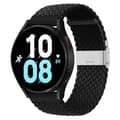 Pikkukuva 1 / 4: Punottu elastinen rannekoru Samsung Galaxy Watch 5 (44mm) - musta