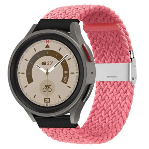 Flettet elastisk klokkereim Samsung Galaxy Watch 5 Pro (45mm) - Aprikos