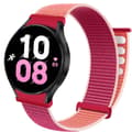 Miniatyrbilde 1 av 2: Nylon armbånd No-Gap Samsung Galaxy Watch 5 (40mm) - Pomegranate