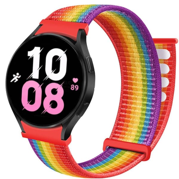 Nylon armbånd No-Gap Samsung Galaxy Watch 5 (40mm) - Pride