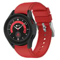 Pikkukuva 1 / 3: Silikoni Rannekoru No-Gap Samsung Galaxy Watch 5 Pro (45mm) - Punainen