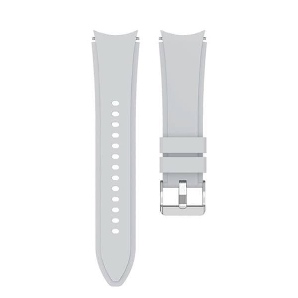 Silikone Armbånd No-Gap Samsung Galaxy Watch 5 (44mm) - Lysegrå