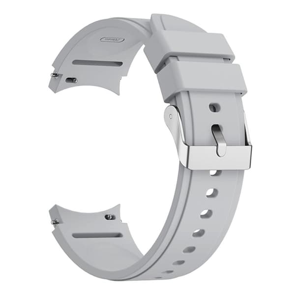 Silikone Armbånd No-Gap Samsung Galaxy Watch 5 (44mm) - Lysegrå