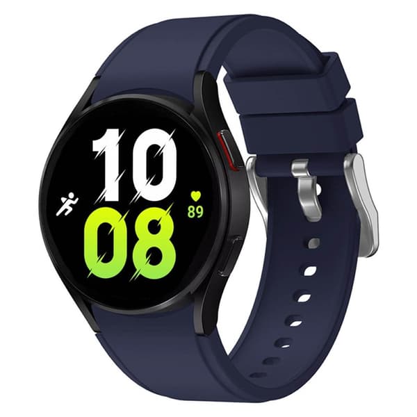 Silikoni Rannekoru No-Gap Samsung Galaxy Watch 5 (40mm) - Tummansininen